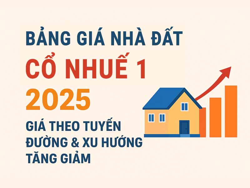 Bảng Giá Nhà Đất Cổ Nhuế 1 Cuối Năm 2026